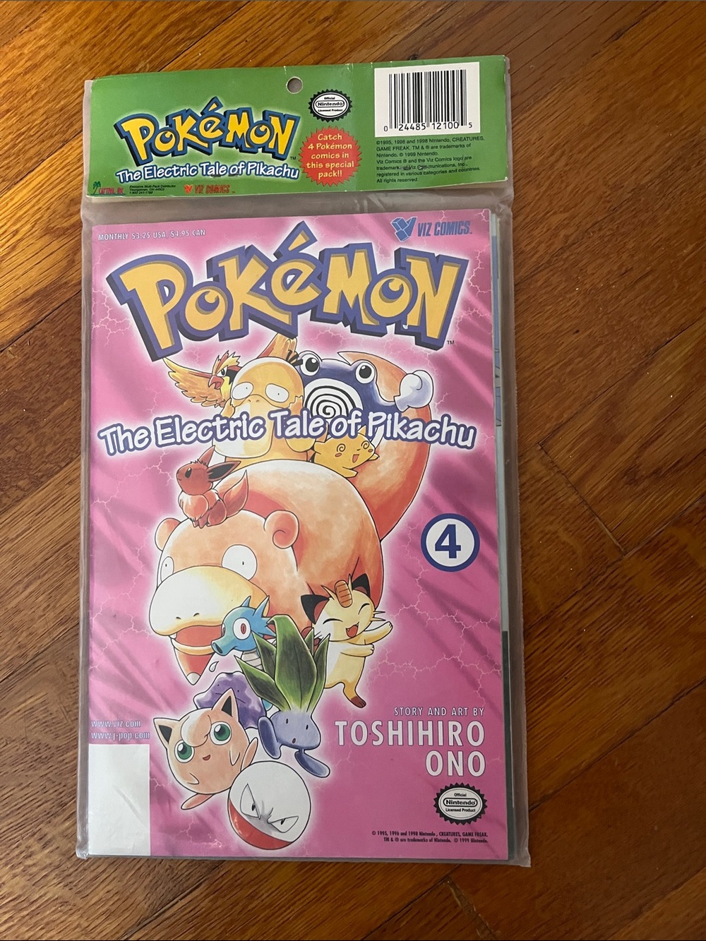 Pokemon The Electric Tale of Pikachu - 4 booklets NWT sealed package